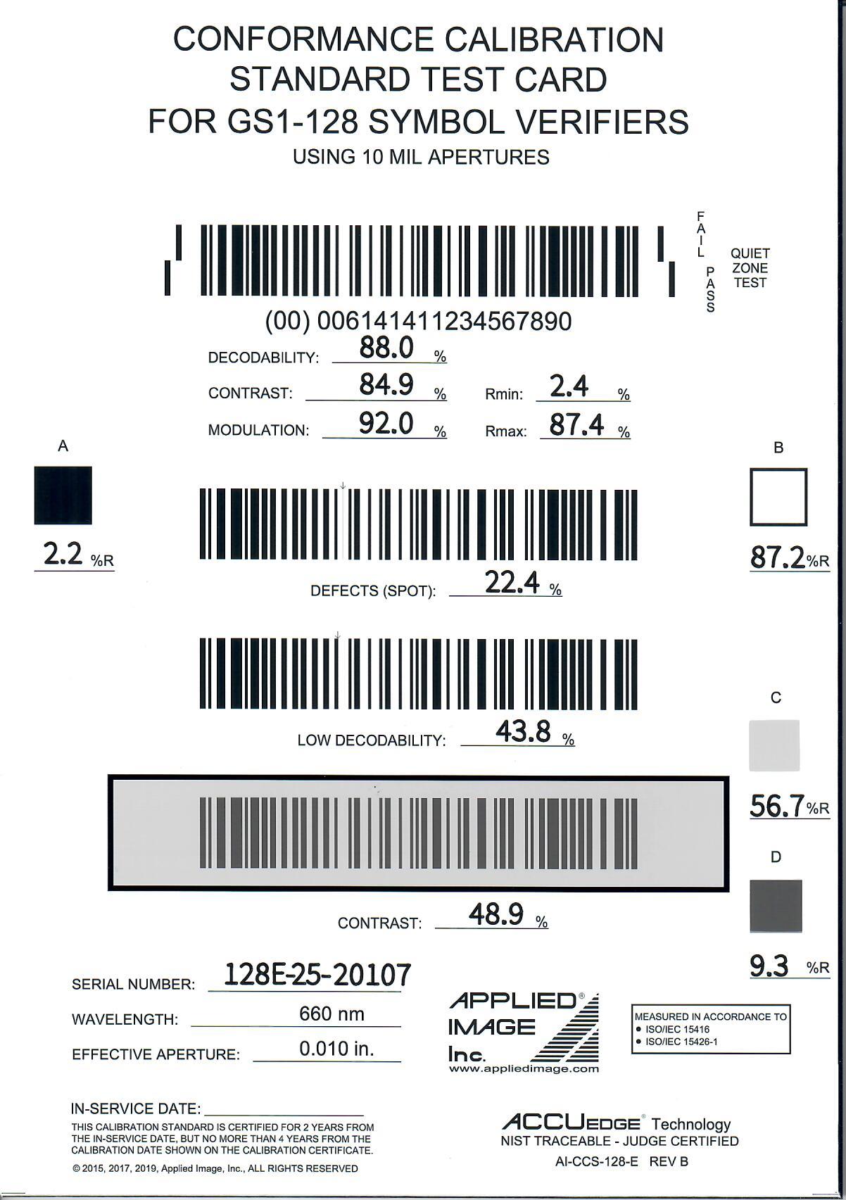 GS1-128 128E-25-20107