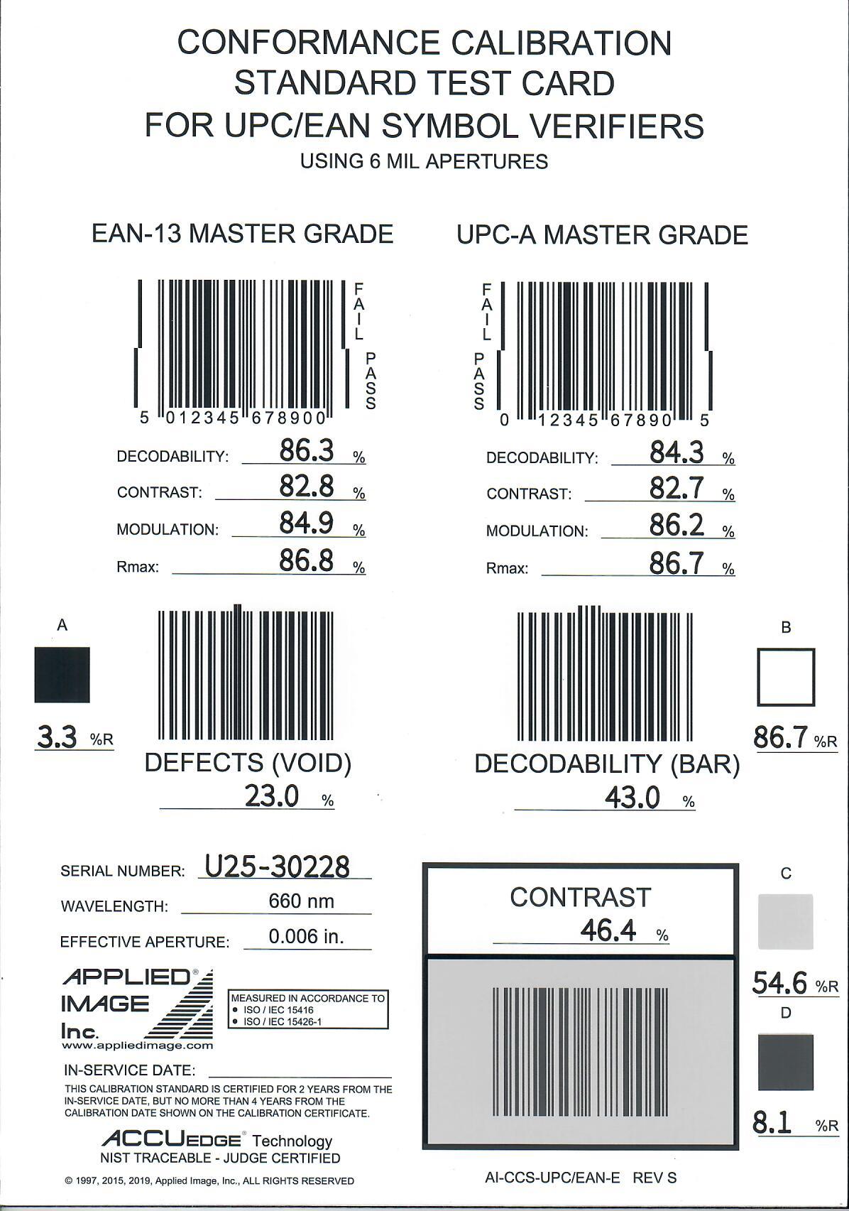 UPC-EAN U25-30228